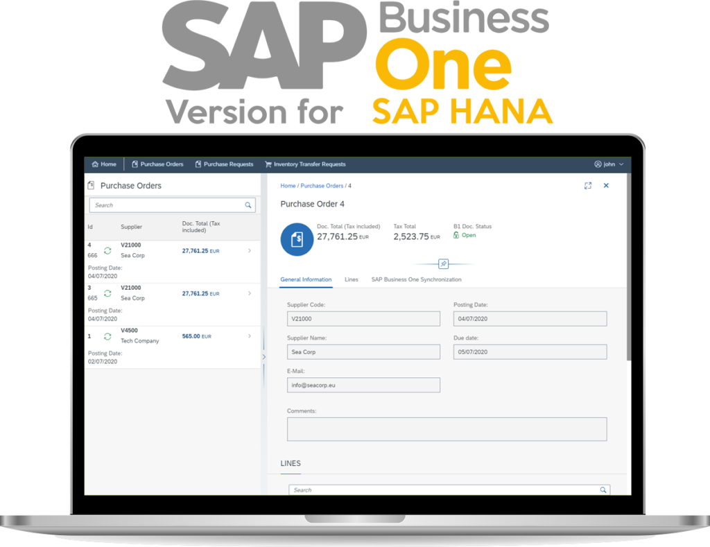 Tailor-made SAP B1 Web Portal for a customer in Luxembourg – John's blog